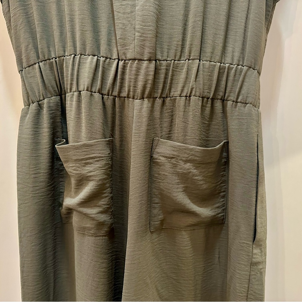 Calvin Klein Olive Green Jumpsuit-8 - Picture 7 of 9